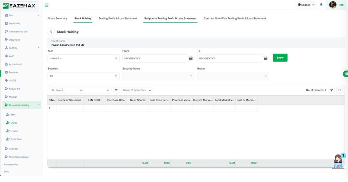 Manager Trading Reports