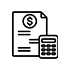 Managing Paper Receipts and Bill Information Icon