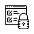 Privacy  and Security  Icon